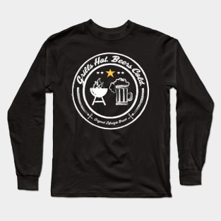 Grills Hot. Beers Cold. : Tailgate Lifestyle Long Sleeve T-Shirt